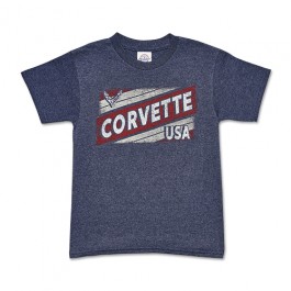 Youth Corvette USA T Shirt