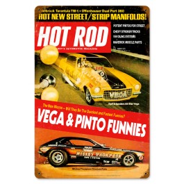 Hot Rod Magazine Cover "Mickey Thompson Funny Car" (Mar. 1971) Sign