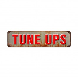 Tune Ups Vintage Metal Sign 20 x 5
