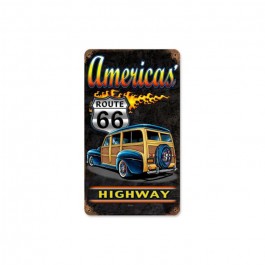 America Highway Vintage Sign