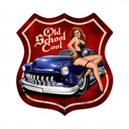 Old School Cool Vintage Sign 15 x 15