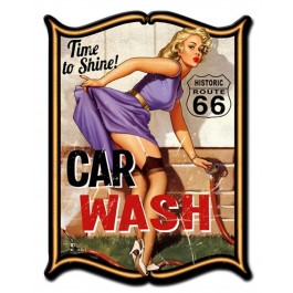 Car Wash Vintage Sign 14 x 19