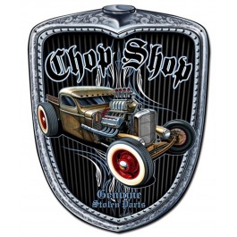 Chop Shop Grill Vintage Sign
