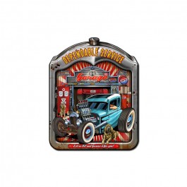 Dependable Service Vintage Sign 20 x 24
