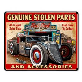 Genuine Stolen Parts Vintage Sign 15 x 12