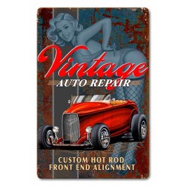 Vintage Auto Repair Sign 16 x 24