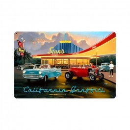 California Graffiti Vintage Sign 36 x 24