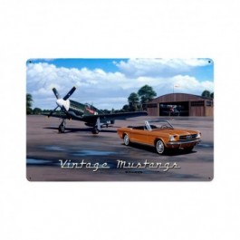 Mustangs Vintage Sign 18 X 12