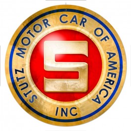 Stutz Motor Cars Vintage Sign 28 x 28