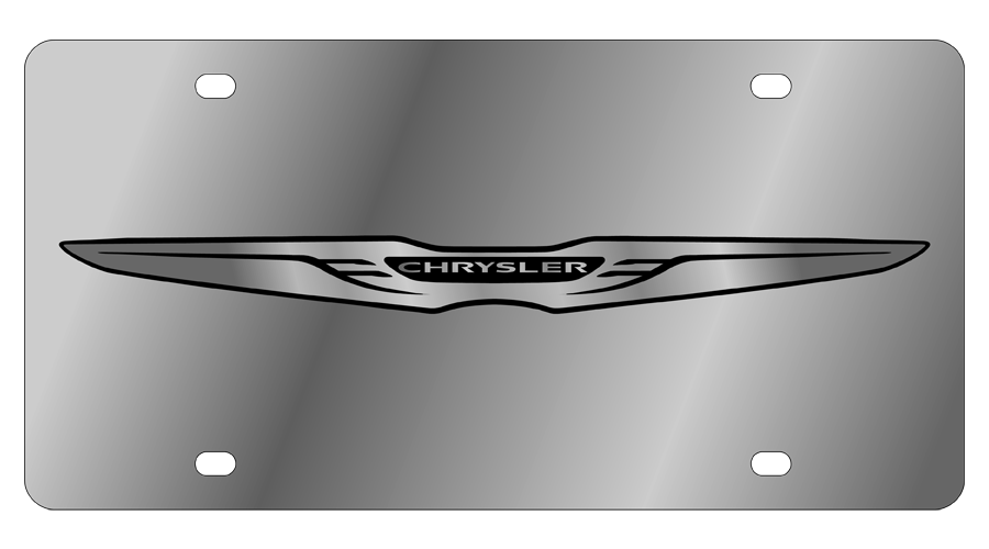 Chrysler 2009+ Stainless Steel License Plate