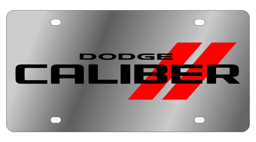 Dodge Caliber 2009+ Stainless Steel License Plate