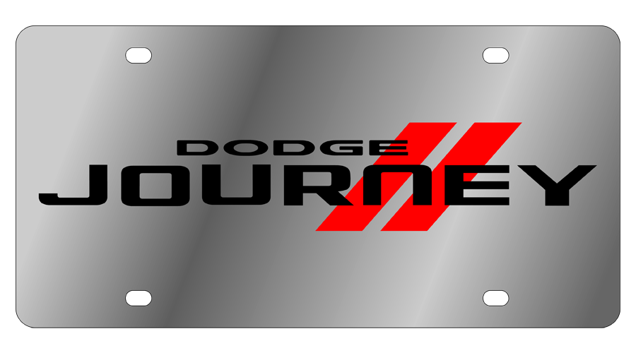 Dodge Journey 2009+ Stainless Steel License Plate 