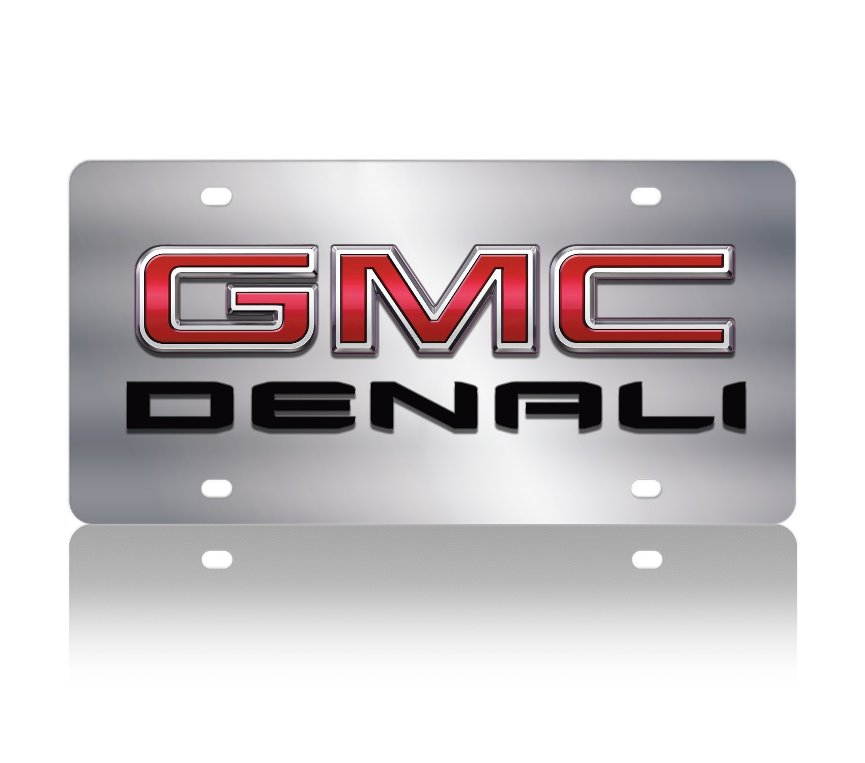 GMC Denali Stainless Steel License Plate 