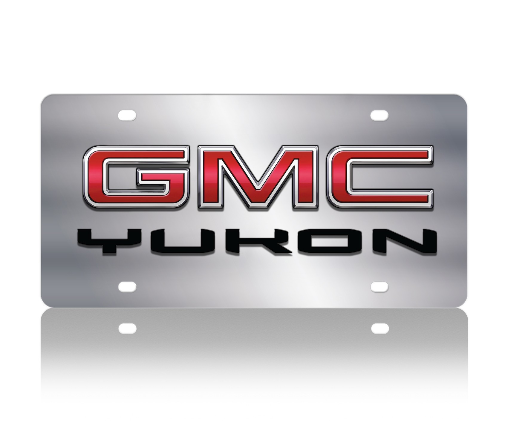 GMC Yukon Stainless Steel License Plate 
