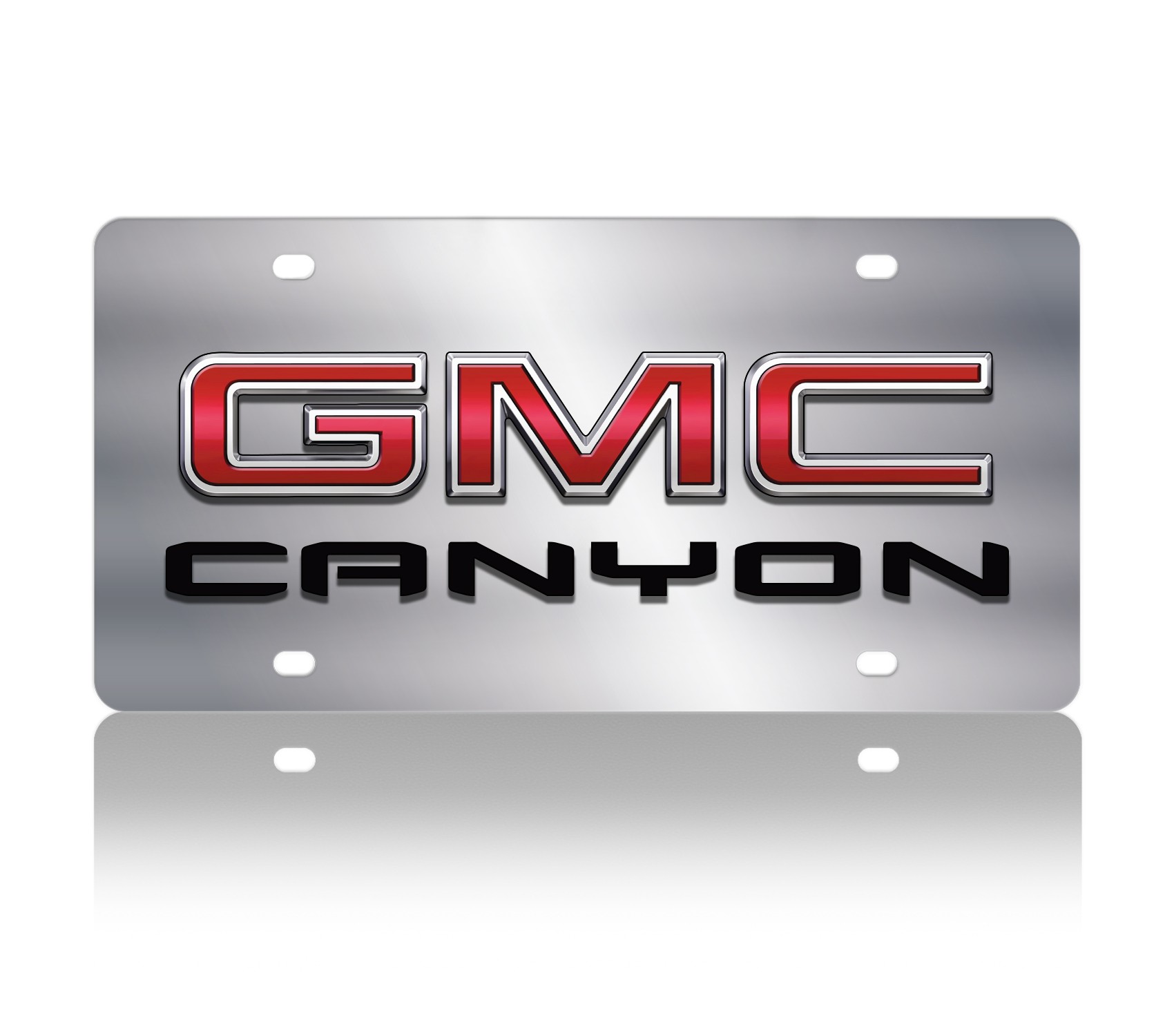 GMC Canyon Stainless Steel License Plate 
