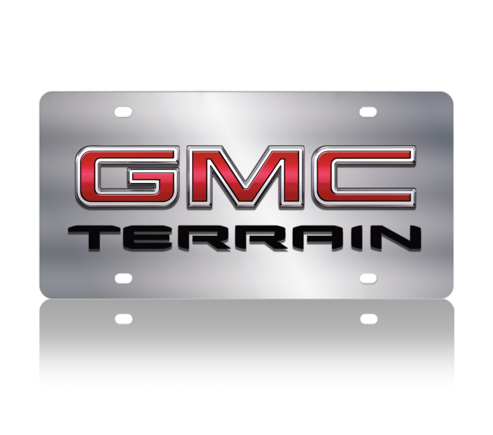 GMC Terrain Stainless Steel License Plate