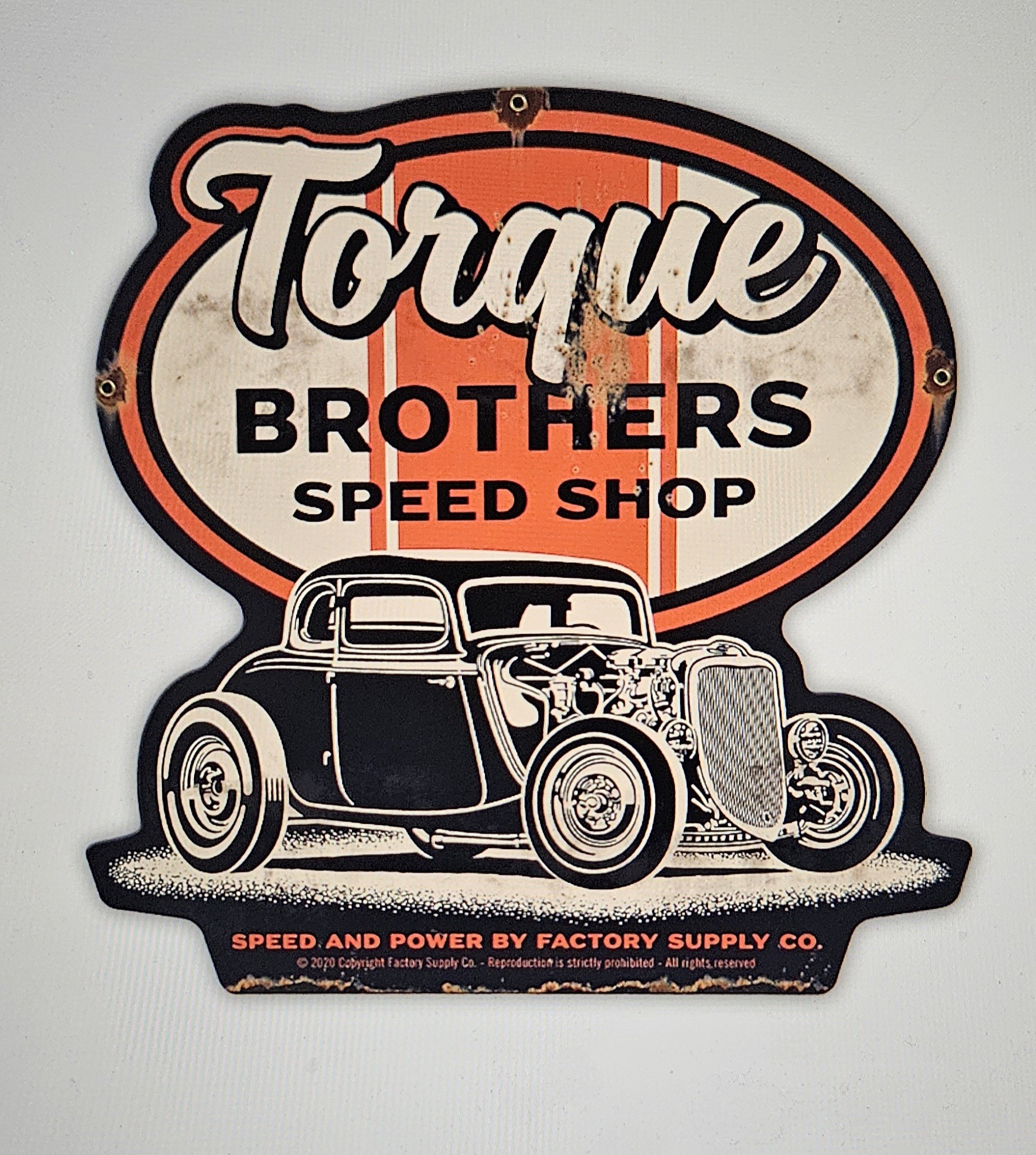 33 Ford Coupe Torque Bros Sign 24 x 24