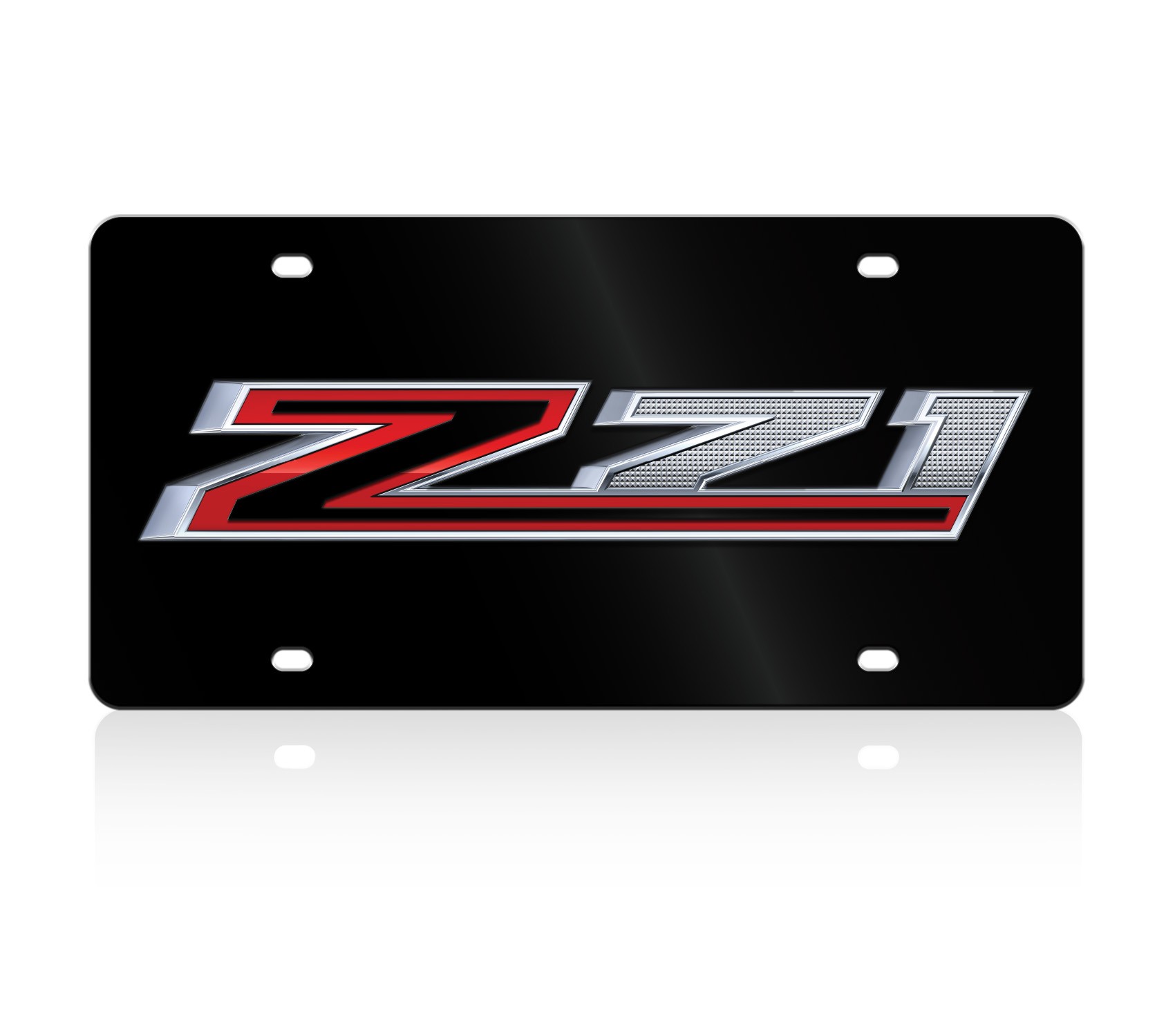 Chevy 2019 Z-71 Silverado Badge License Plate