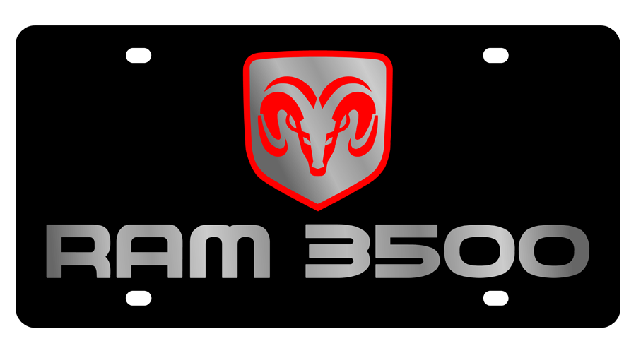 Dodge Ram 3500 Lazer-Tag License Plate