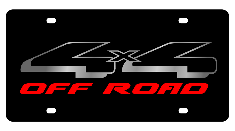 Ford 4 x 4 Off Road Lazer-Tag License Plate