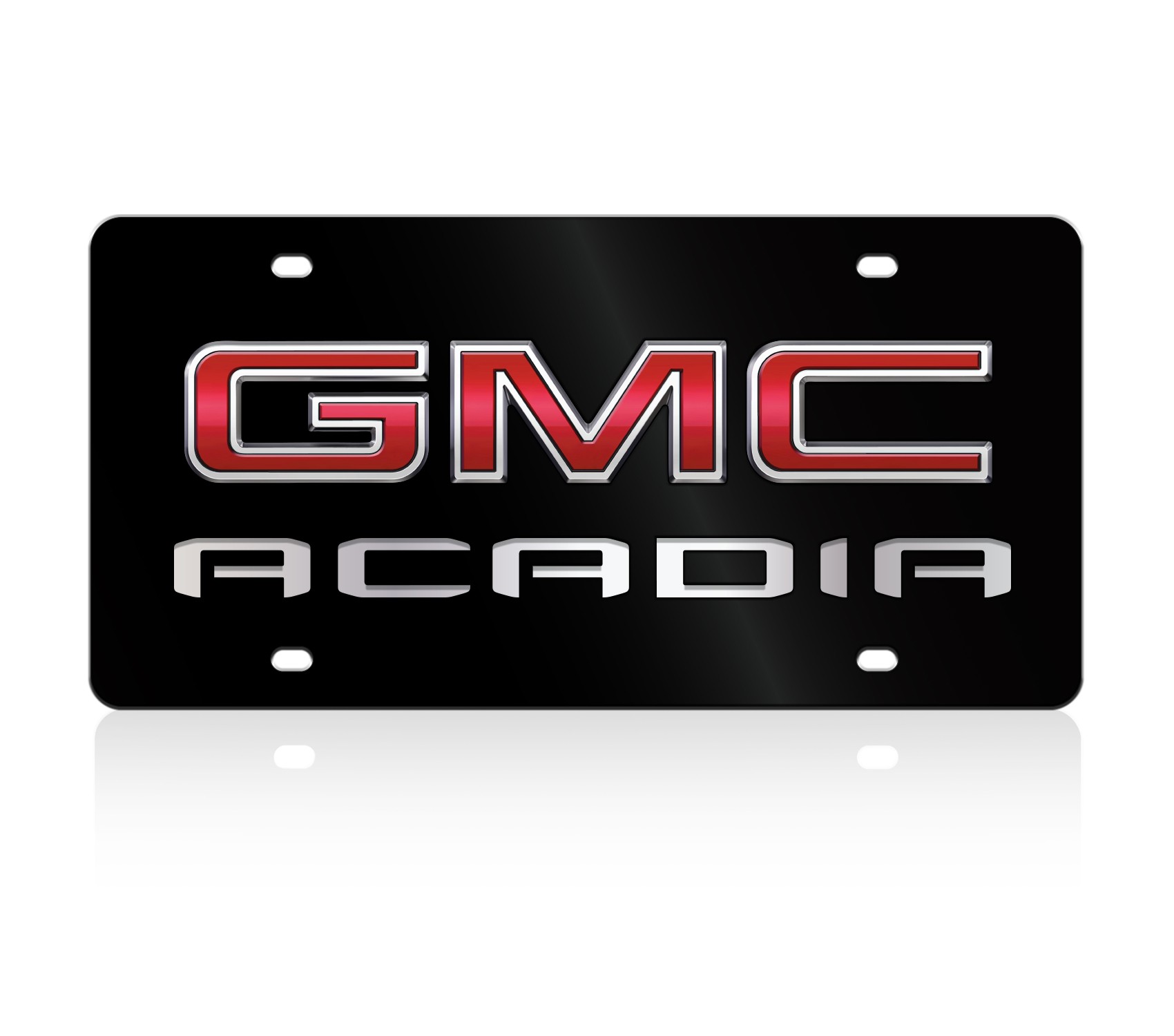 GMC Acadia Lazer-Tag License Plate 