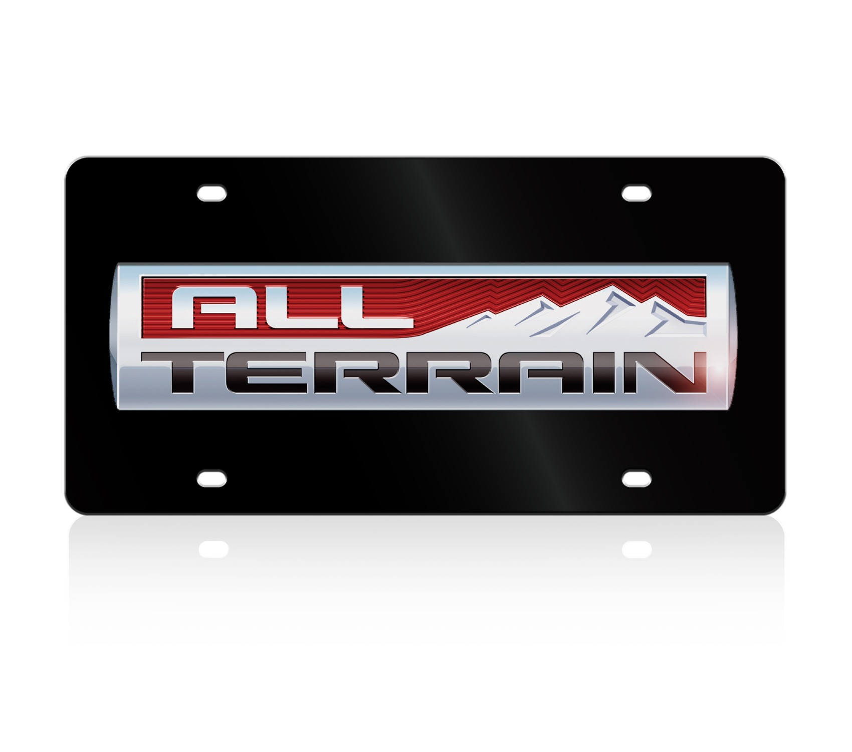 GMC All Terrain Badge Lazer-Tag License Plate