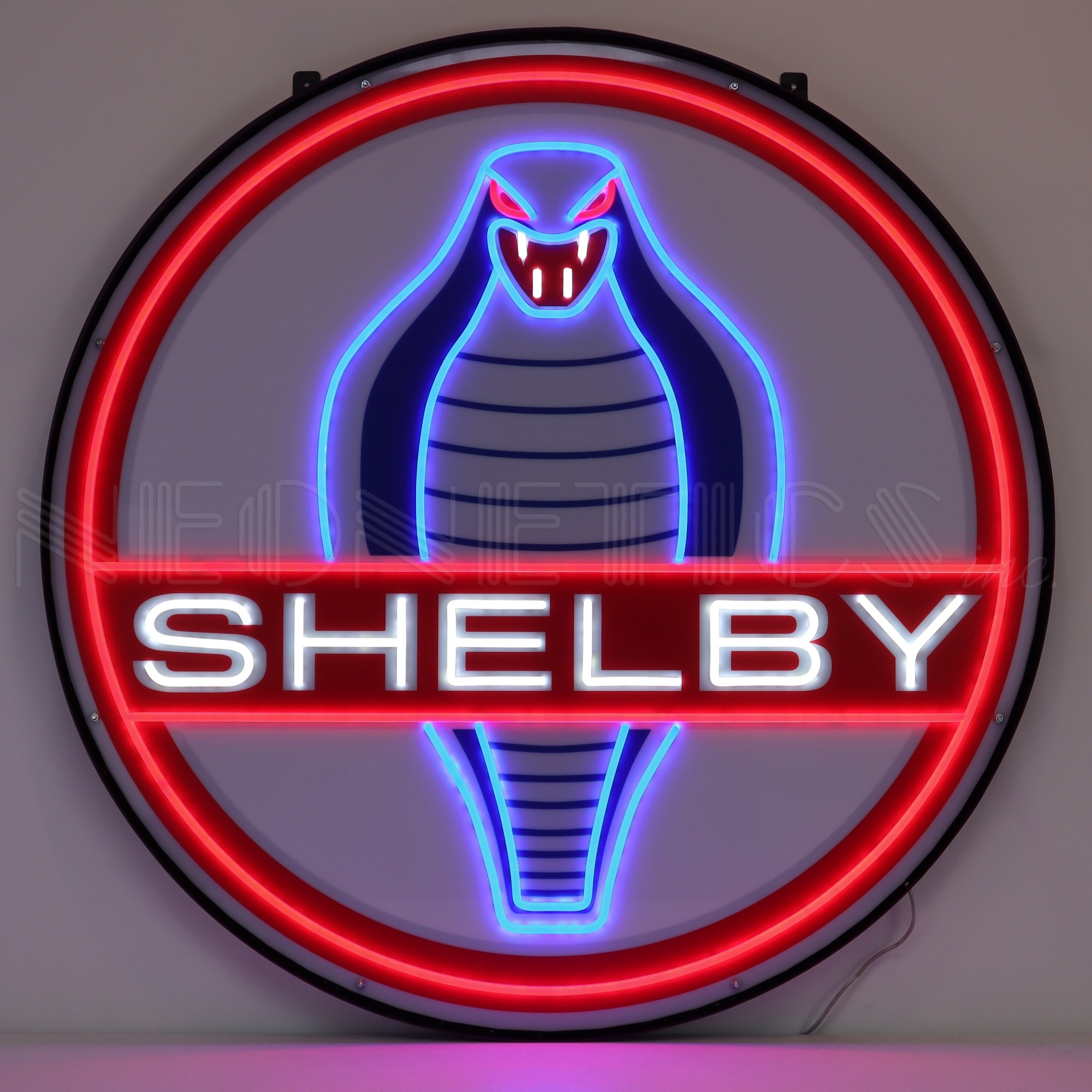 Shelby Cobra 36" LED Flex-Neon Sign in Steel Can