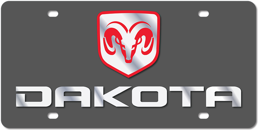 Dodge Dakota Carbon Steel License Plate