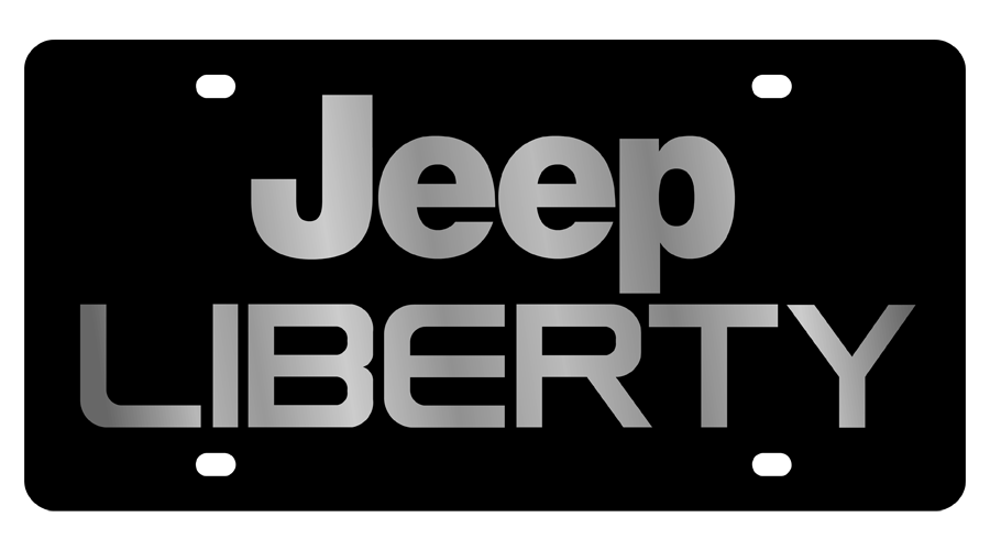 Jeep Liberty Carbon Steel License Plate