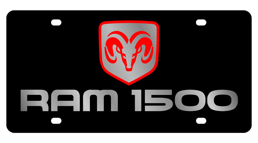 Dodge Ram 1500 Carbon Steel License Plate