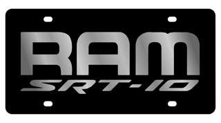 Dodge Ram SRT-10 Carbon Steel License Plate