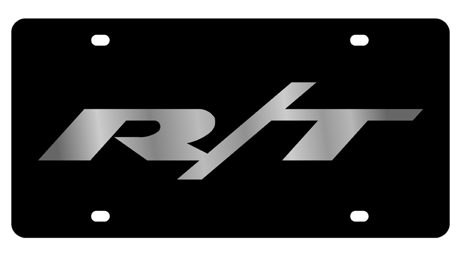 Dodge R/T Carbon Steel License Plate