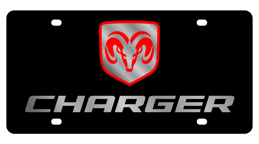 Dodge Charger Carbon Steel License Plate