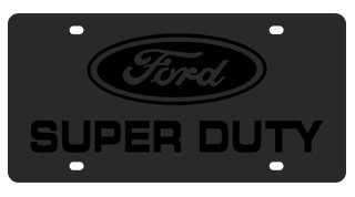 Ford Super Duty "Nights" License Plate