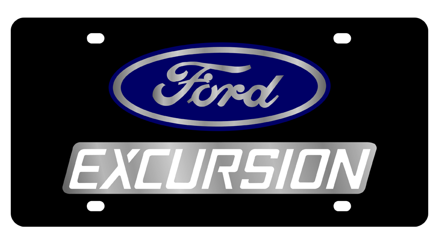 Ford Excursion Carbon Steel License Plate