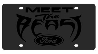 Ford Meet The Beast "Nights" License Plate