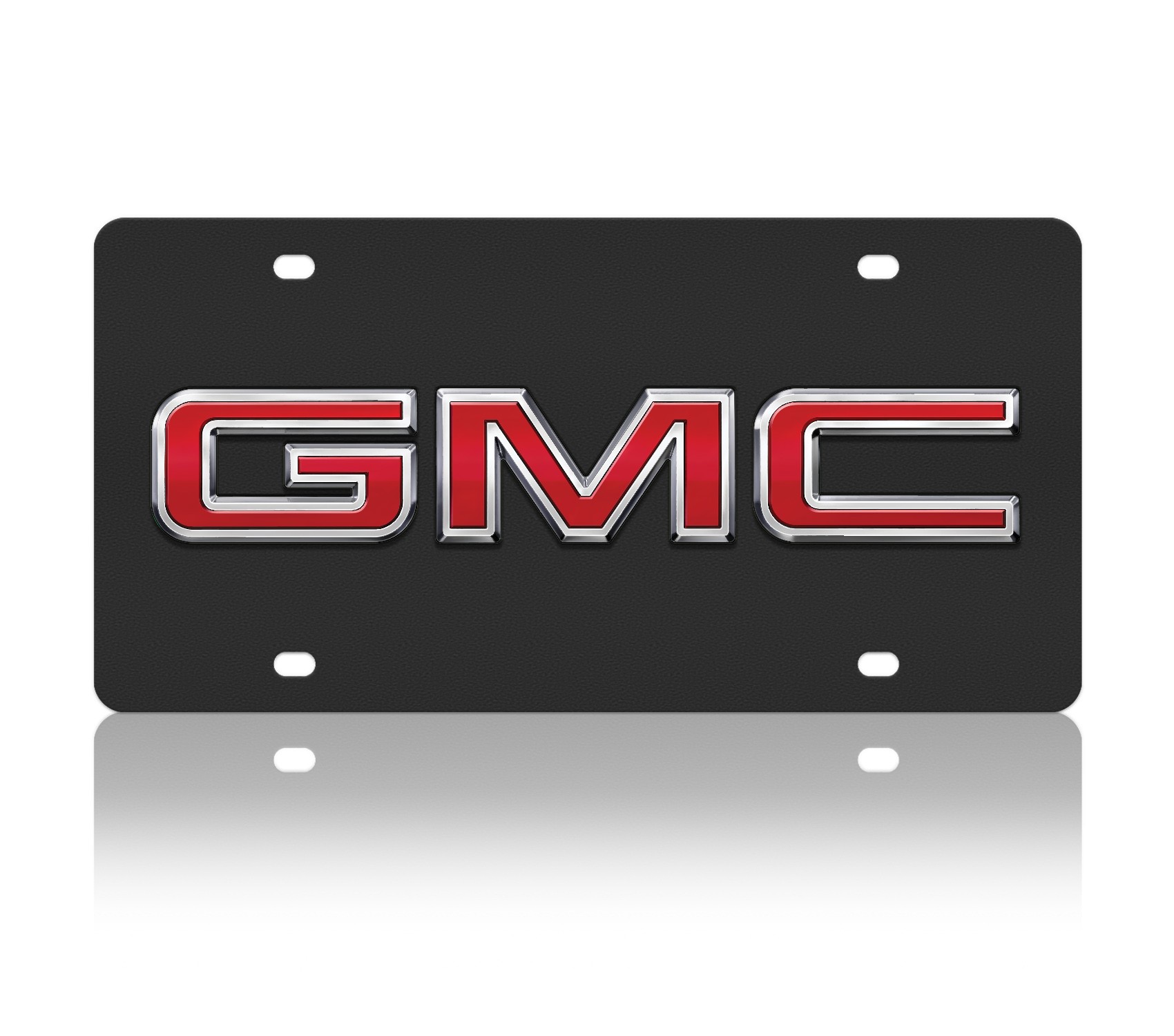 GMC Badge Carbon Steel License Plate