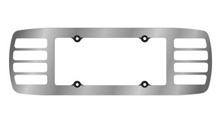 C5 Corvette or Chevy SSR Acrylic License Plate and Backup Light Louver