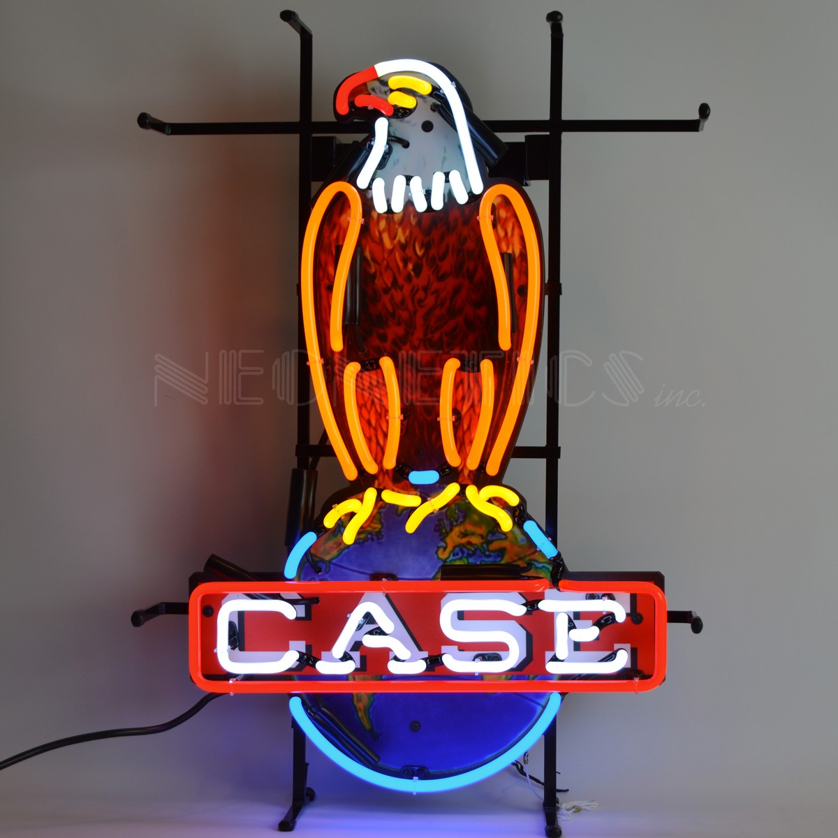 International Harvester Case Eagle Neon Sign