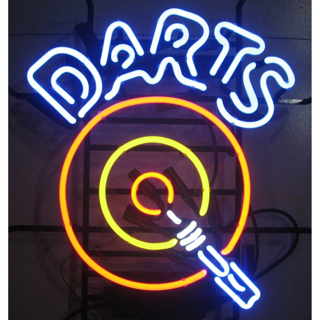 Darts Neon Sign