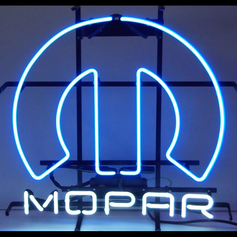 Mopar Omega M Neon Sign