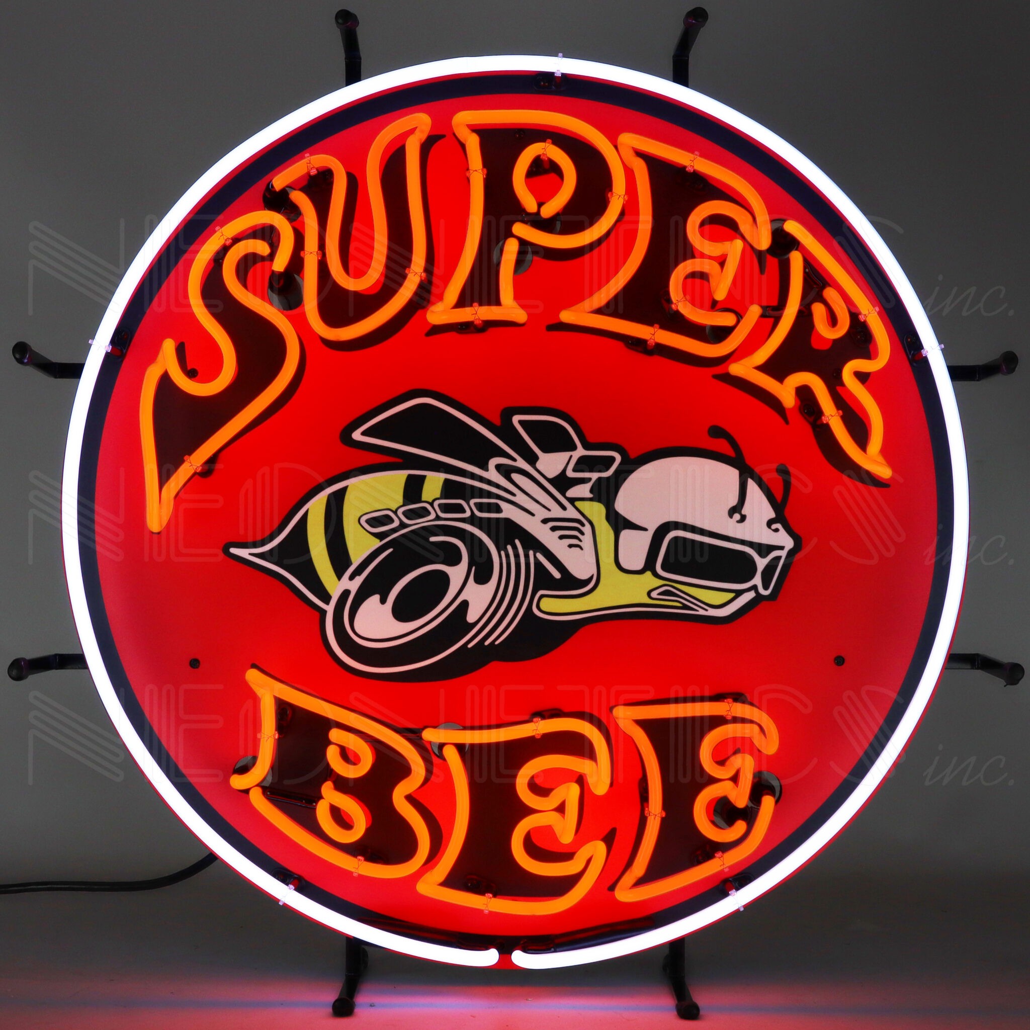 Dodge Super Bee Neon Sign with Backing
