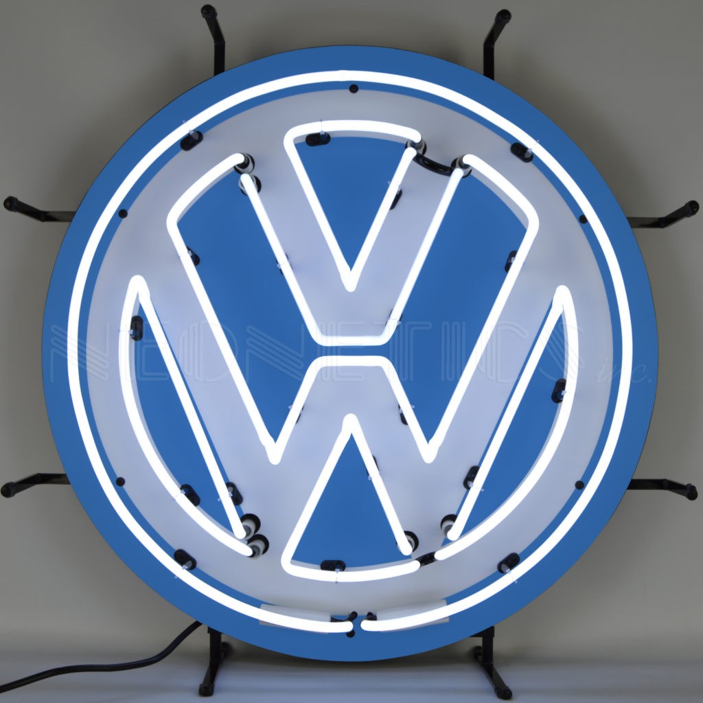 Volkswagen VW Round Neon Sign