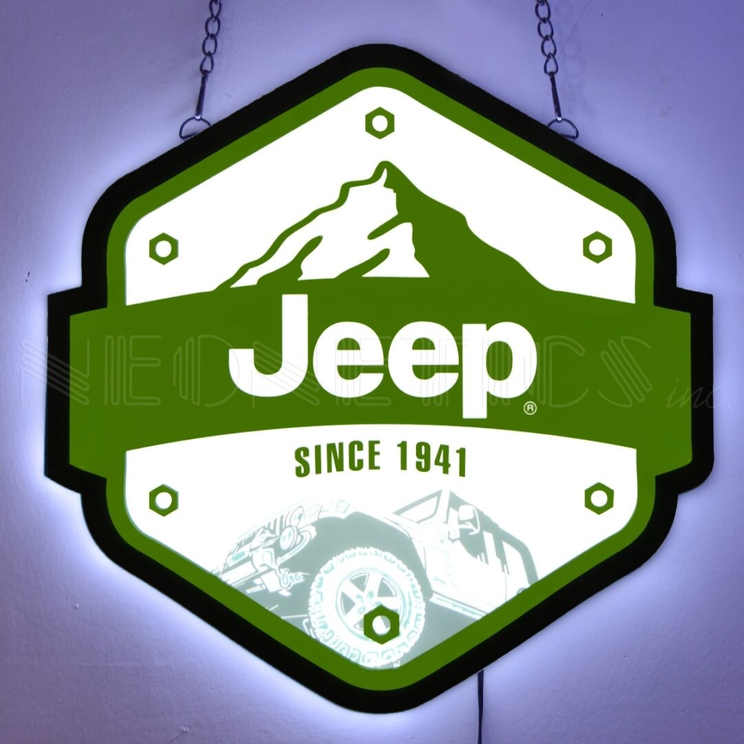 Jeep Since 1941 Slim LED Sign