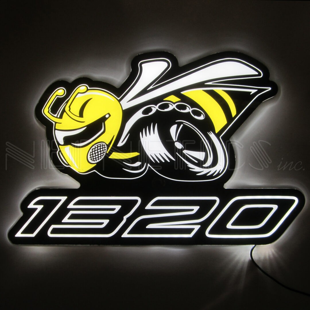 Scat Pack 1320 Dragpack "Angry Bee" Slim Line LED Sign