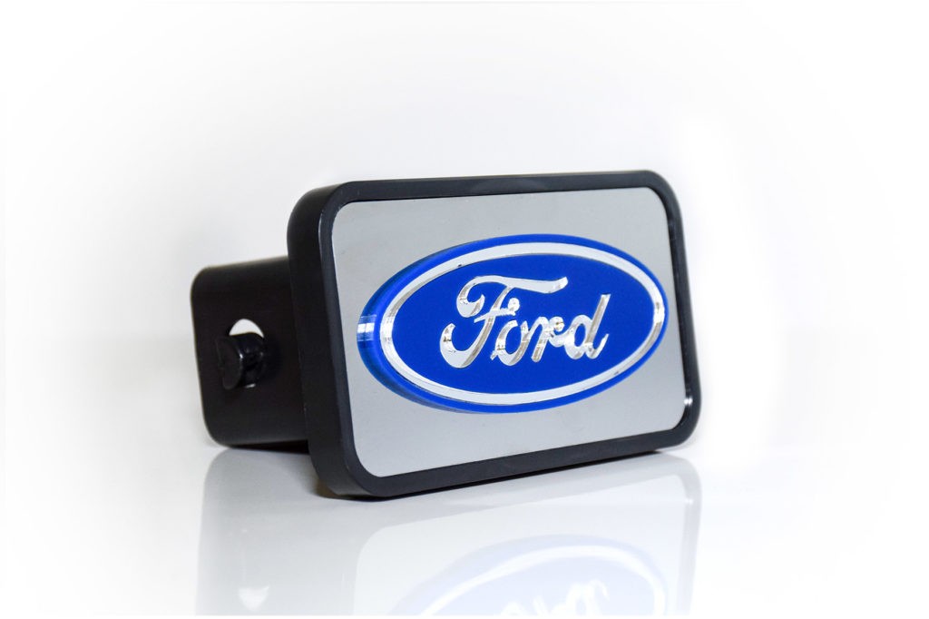 Ford Blue Hitch Cover