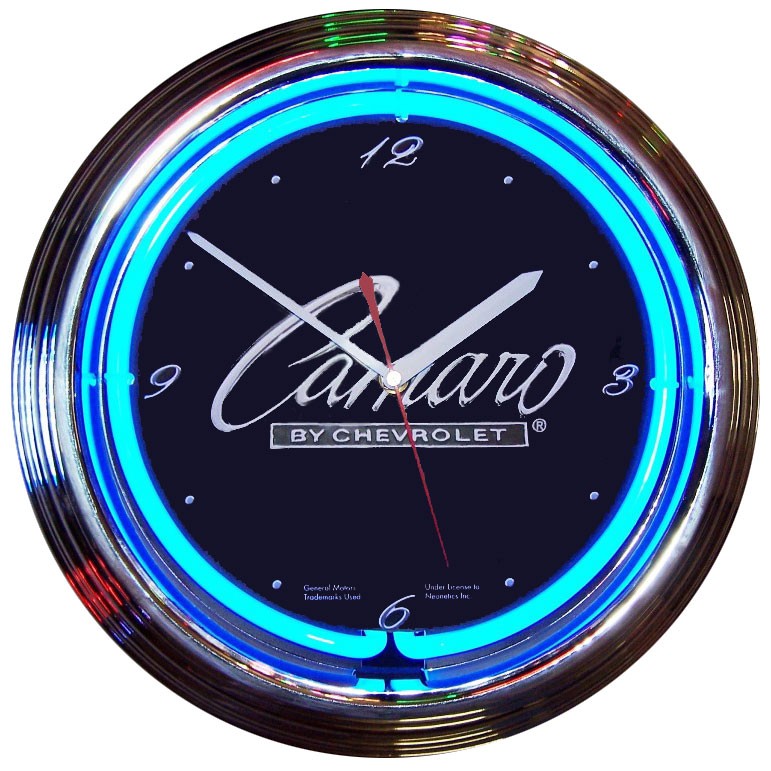 Camaro Neon Clock