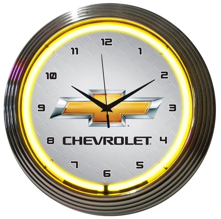 Chevrolet Neon Clock
