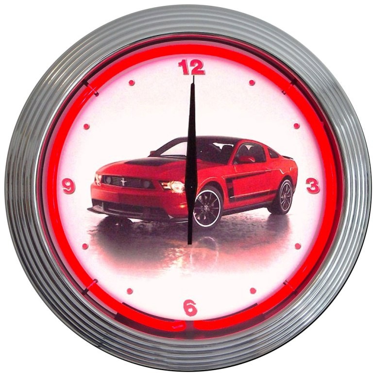 Boss 302 Neon Clock