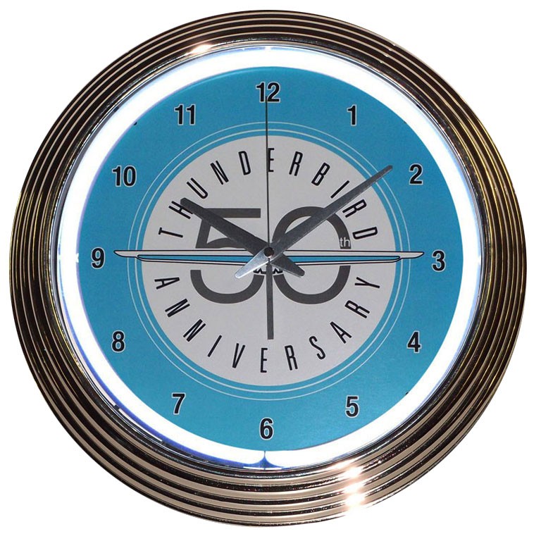 Ford Thunderbird Neon Clock
